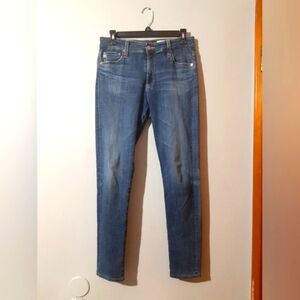 AG Jeans The Farrah Skinny Ankle High Rise Classic Blue Women's Size 28 Casual